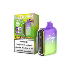 Cargar imagen en el visor de la galería, Sour Blue Dust (Pink Lemonade w/ Sour Blueberries) (Sour Edition) Geeek Bar Pulse Sour Edition Disposable
