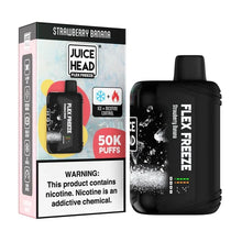 Load image into Gallery viewer, Strawberry Banana Juice Head Flex Freeze 50K Disposable Vape
