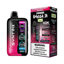 Load image into Gallery viewer, Strawberry Gush Syntrix ghost it 40K Disposable
