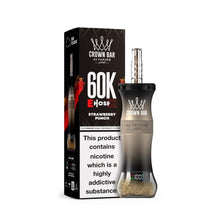 Load image into Gallery viewer, Strawberry Punch Al Fakher Crown Bar 60k E Hose X Disposable 6mg
