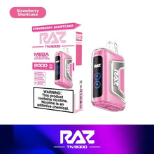 Load image into Gallery viewer, Strawberry Shortcake Raz TN9000 Disposable Vape
