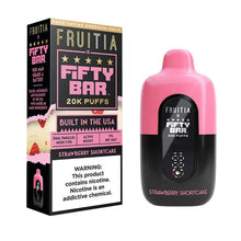 Load image into Gallery viewer, 20K - Strawberry Shortcake Fifty Fruitia Bar Strawberry Shortcake Raz TN9000 Disposable Vape
