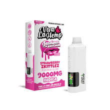 Load image into Gallery viewer, Strawberry Zkittlez (Indica) Viva La Hemp THCP Disposable 9g
