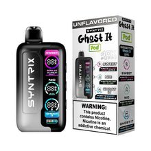 Load image into Gallery viewer, Unflavored Syntrix ghost it 40K Disposable
