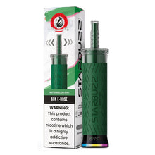 Cargar imagen en el visor de la galería, Watermelon Kiwi Starbuzz Super Max 15K Disposable (Hookah Disposable Vape) 5mg
