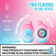 Cargar imagen en el visor de la galería, Watermelon / B-Pop UT Disposable Vape 50K
