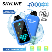 Cargar imagen en el visor de la galería, White Gummy Ice Skyline 50000 Disposable
