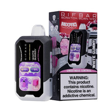 Load image into Gallery viewer, White Gummy (Nic &amp; Sweetness Control) Rifbar Mixpro 40K Vape
