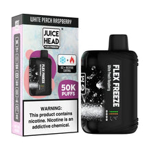 Load image into Gallery viewer, White Peach Raspberry Juice Head Flex Freeze 50K Disposable Vape
