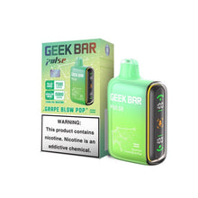 Cargar imagen en el visor de la galería, Grape Blow Pop Geek Bar Pulse 15000 Disposable Vape
